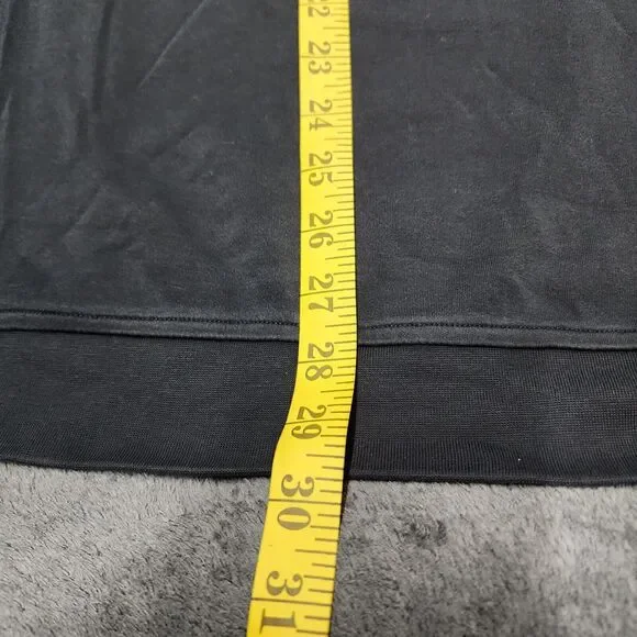 PETER MILLAR Men's 1/4 Zip Pullover Black Sweater Size L - Picture 8 of 14